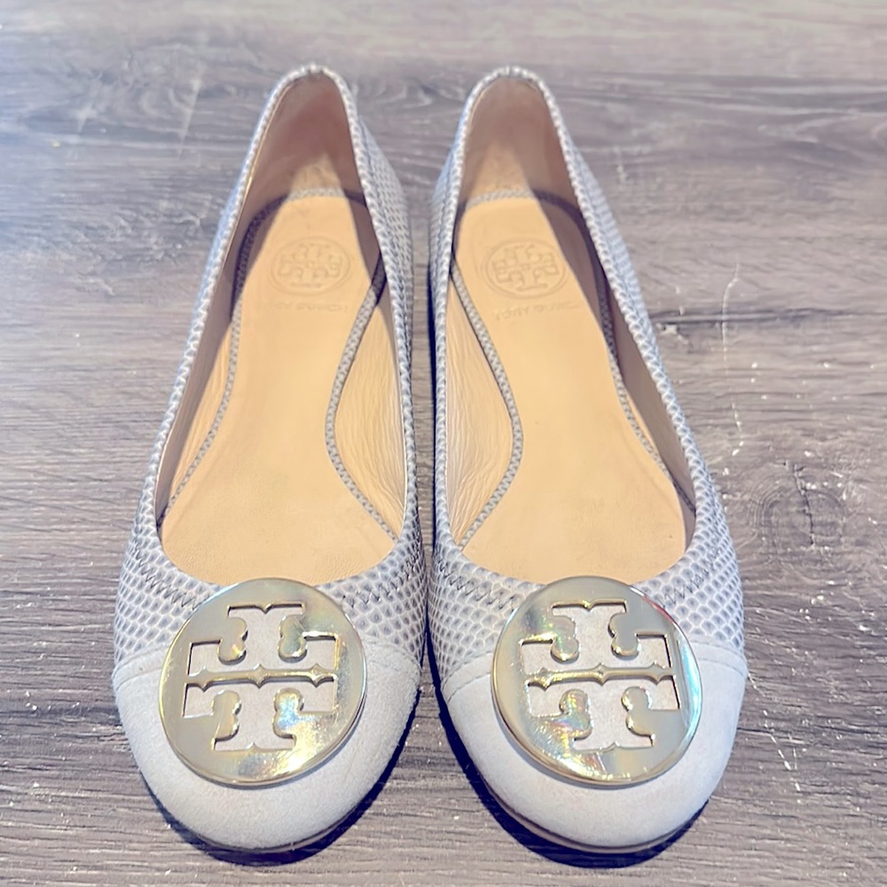 Tory Burch flats size 7 EUC WORN TWICE!